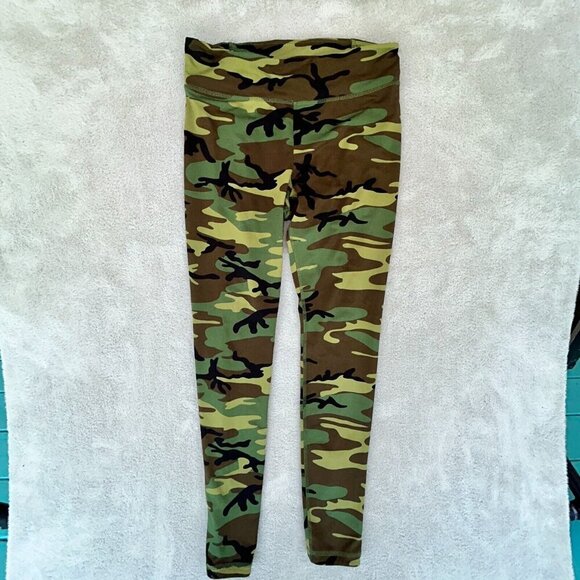 Rothco Pants - Rothco Women's Camo Stretch Pants Leggings Spandex Yoga Active Army Green Size M